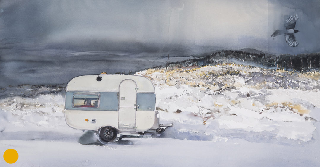 Visning: Akvareller - Lars Lerin