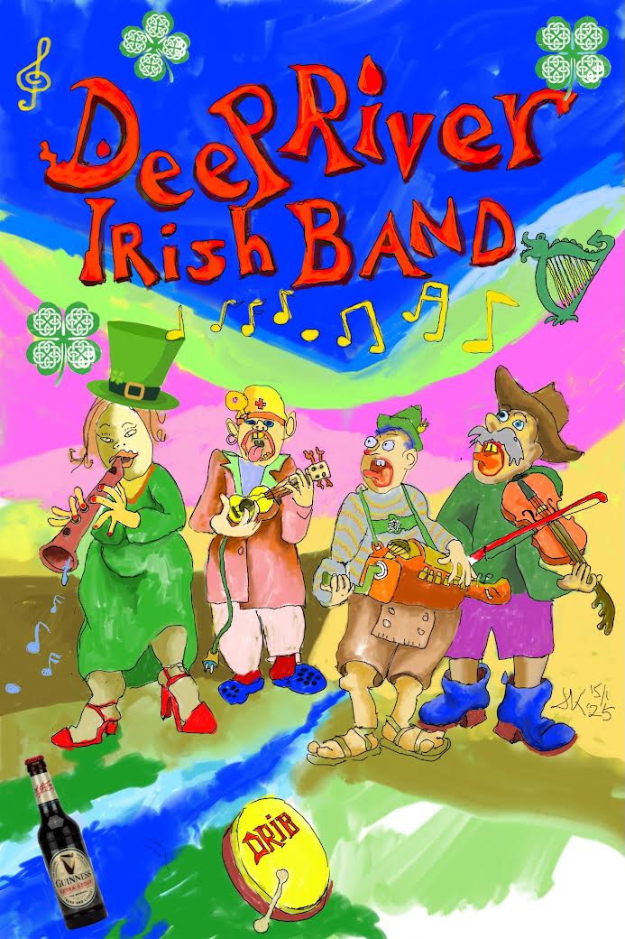 St Patrick's day med Deep River Irish Band och Dals Manskör