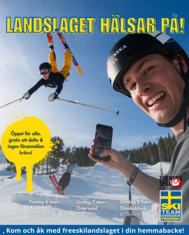Landslaget hälsar på!