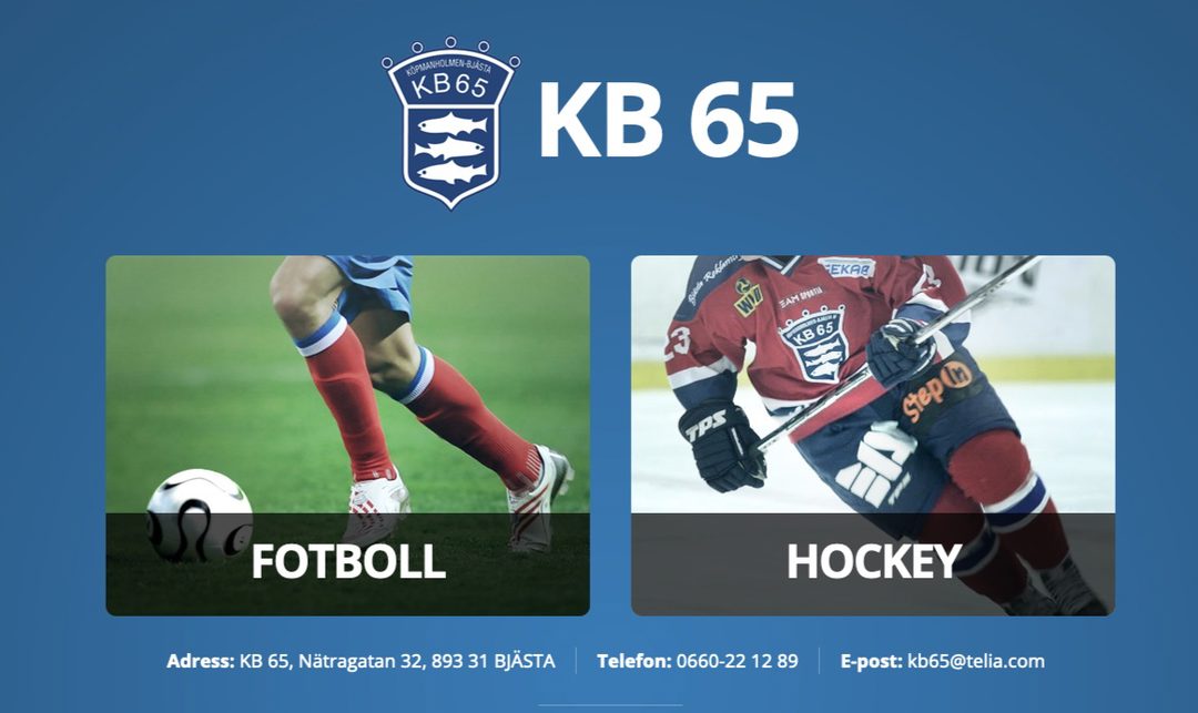 Hockeytvåan Region Norr C, KB65 Hockey hemmamatcher