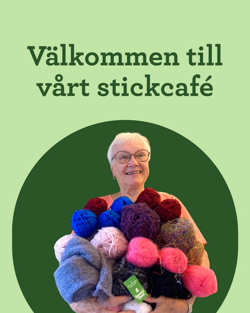 Stickcafe på PMU Second Hand